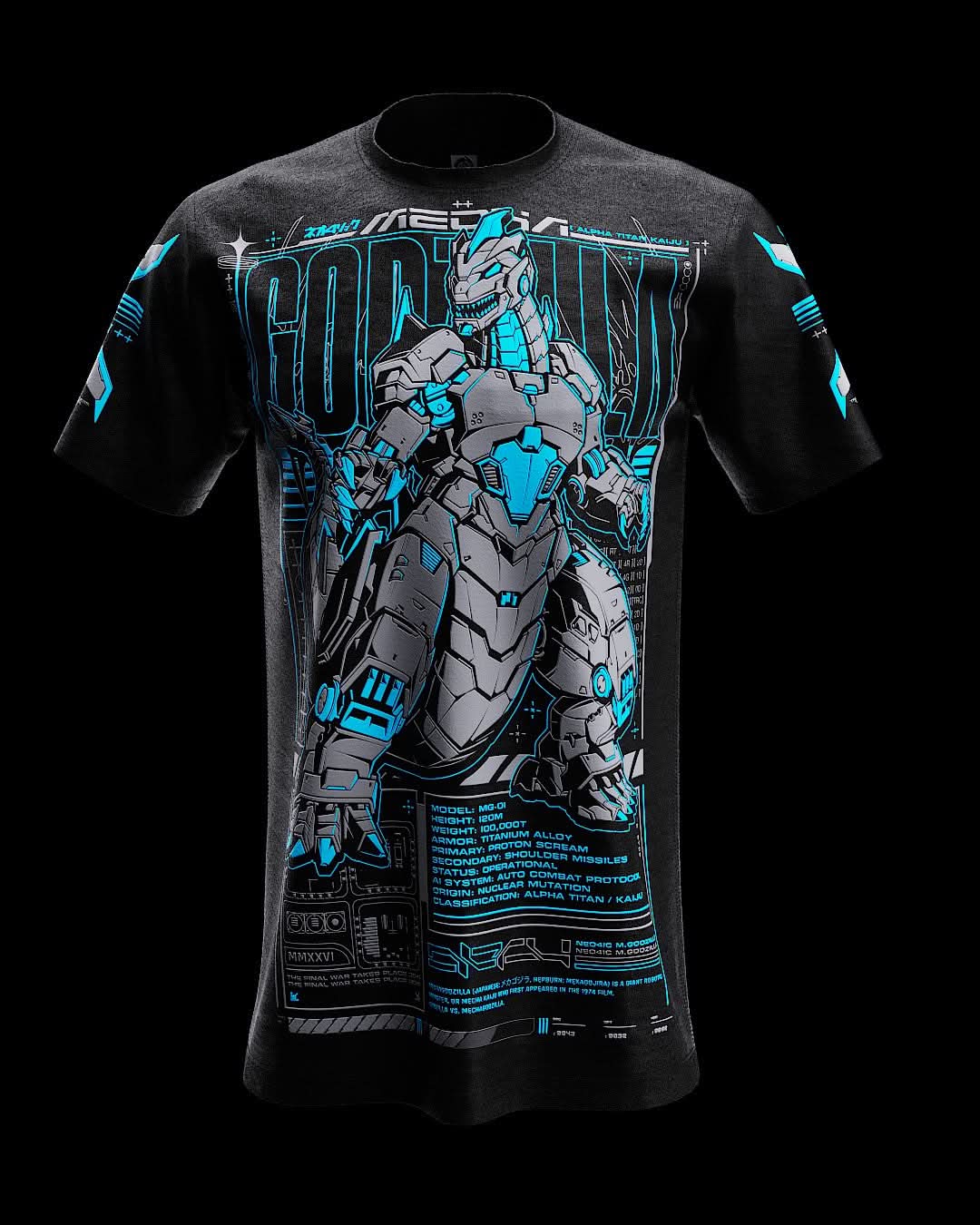 MCHA GDZILLA ( UV Blue )