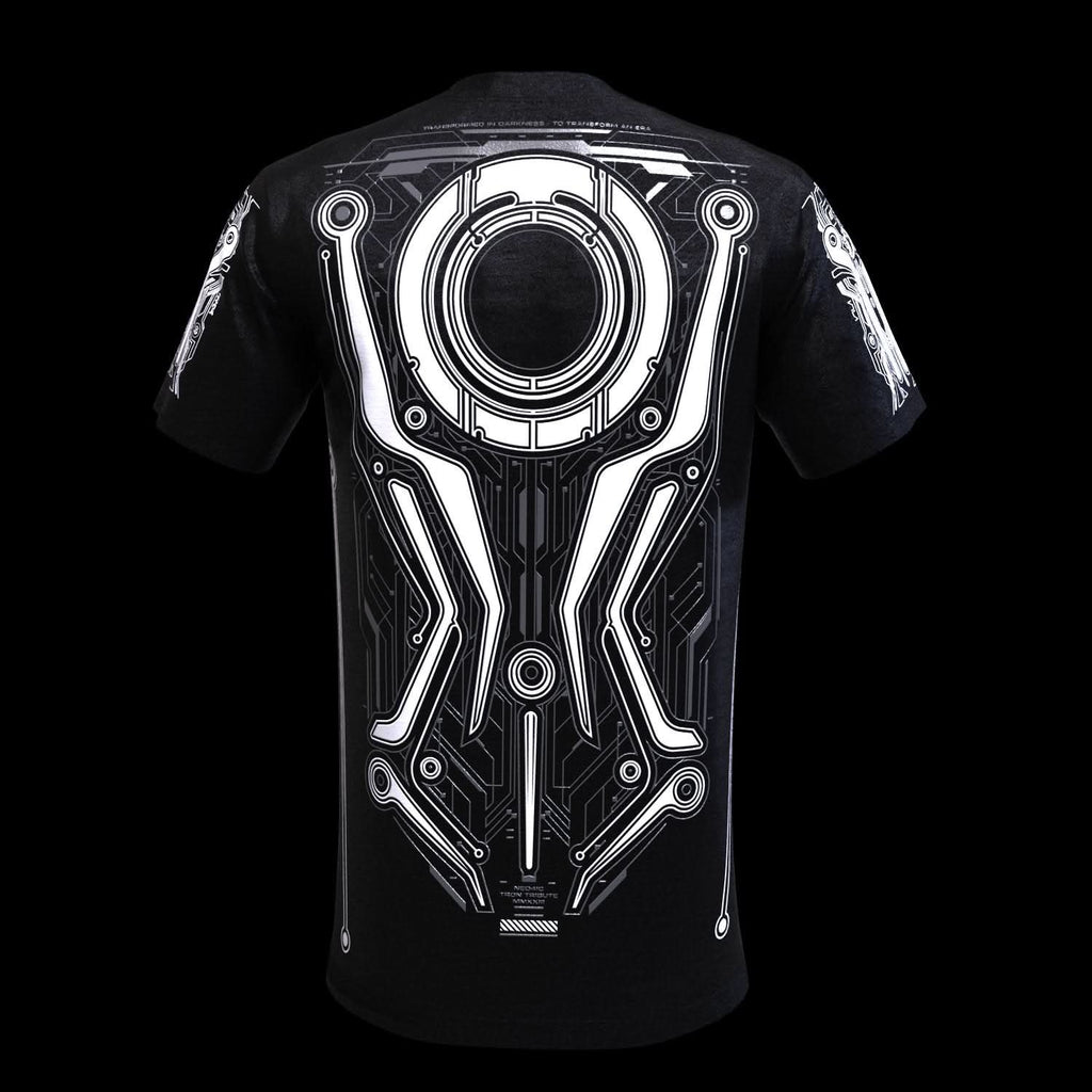 TRON White ( UV + GLOW Blue )