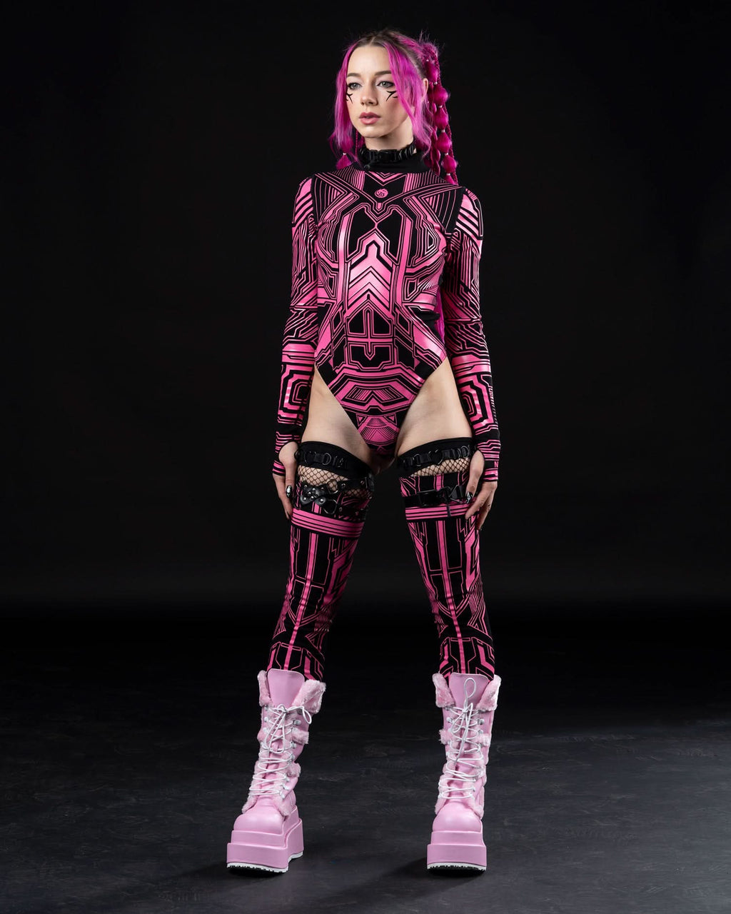 ZYPHR 2 THIGH-HIGHS ( Pink )