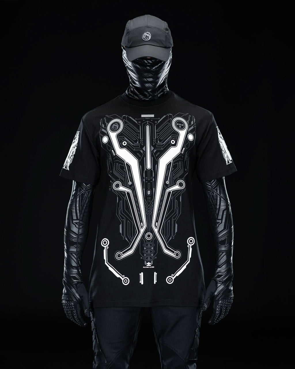 TRON White ( UV + GLOW Blue )